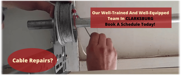 Garage Door Cable Replacement Clarksburg MD  (240) 635-9308